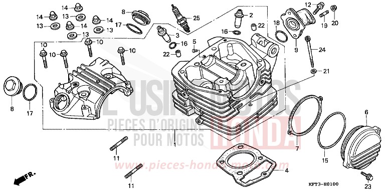 CULASSE de City Fly FLASH RED (R119E) 1998